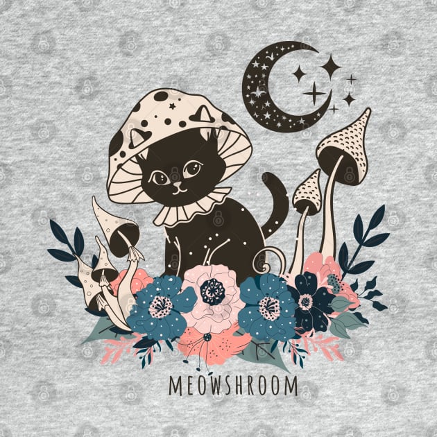 Meowshroom by MonochromeEcho